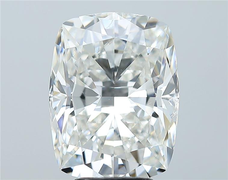 5.02ct G SI2 Rare Carat Ideal Cut Cushion Diamond