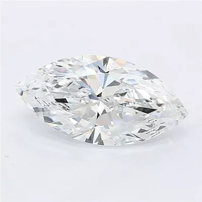 1.50ct E VVS2 Rare Carat Ideal Cut Marquise Lab Grown Diamond