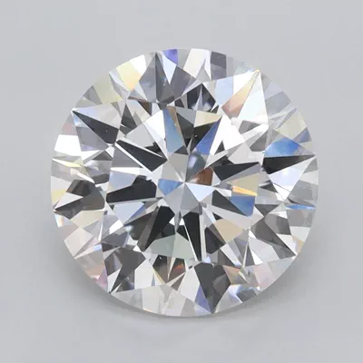 2.51ct D VVS1 Rare Carat Ideal Cut Round Lab Grown Diamond