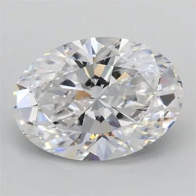 2.04ct D VVS1 Rare Carat Ideal Cut Oval Lab Grown Diamond