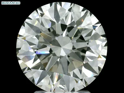 3.68ct I VS1 Rare Carat Ideal Cut Round Diamond