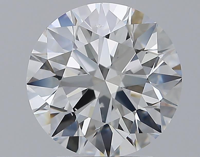 3.09ct D SI1 Rare Carat Ideal Cut Round Diamond