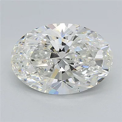 3.04ct F VS1 Rare Carat Ideal Cut Oval Lab Grown Diamond