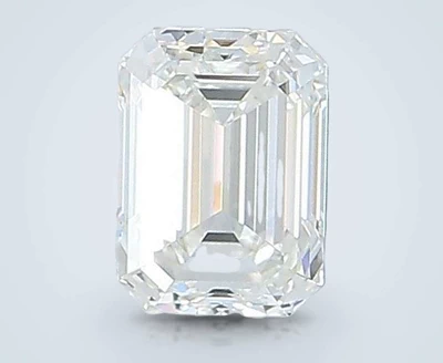 0.50ct H VVS1 Rare Carat Ideal Cut Emerald Diamond