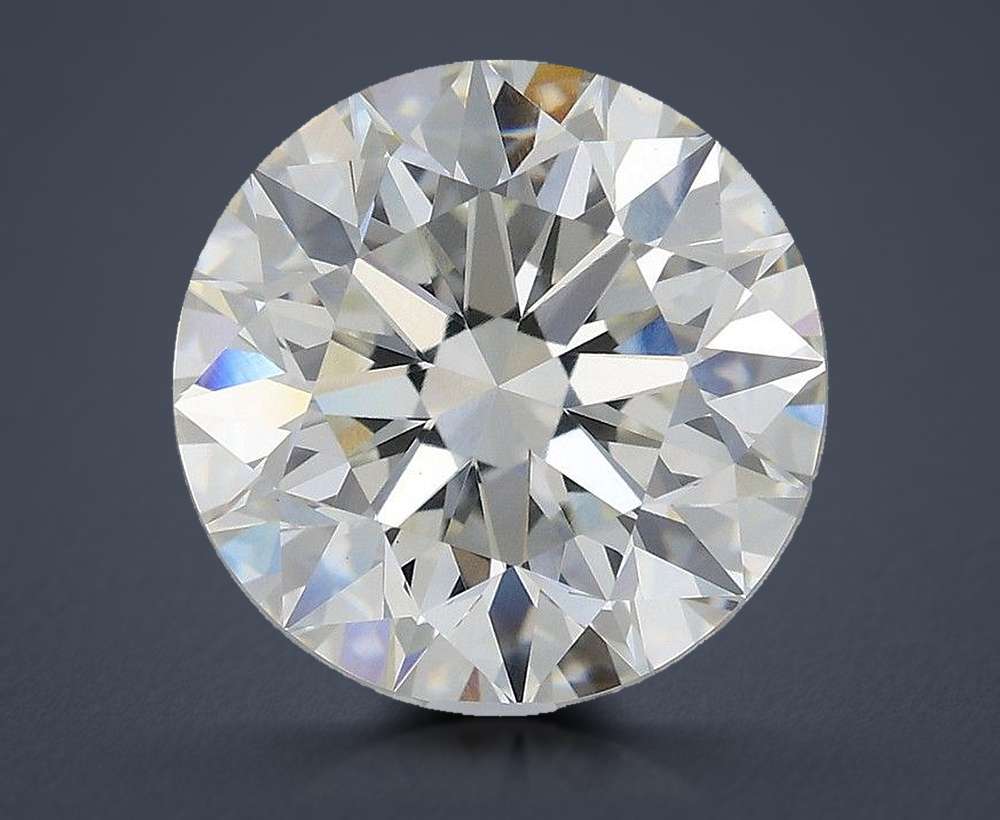 3.03ct H VVS2 Excellent Cut Round Lab Grown Diamond