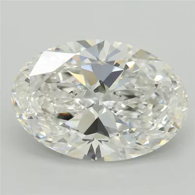 5.58ct E VVS2 Rare Carat Ideal Cut Oval Lab Grown Diamond