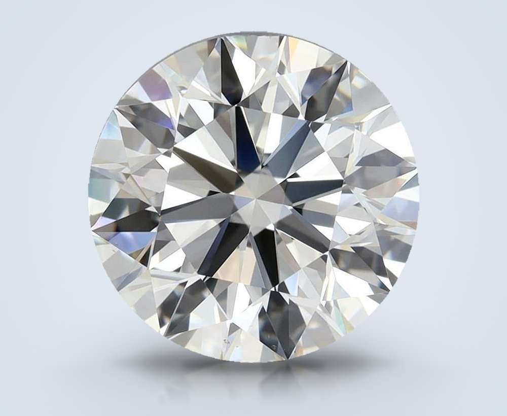 2.52ct I VS1 Rare Carat Ideal Cut Round Diamond