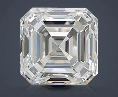 1.01ct I IF Rare Carat Ideal Cut Asscher Diamond
