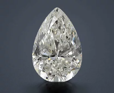 2.50ct H SI2 Rare Carat Ideal Cut Pear Diamond