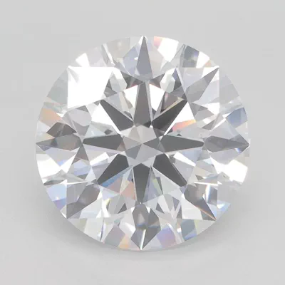 5.06ct E VVS2 Rare Carat Ideal Cut Round Lab Grown Diamond
