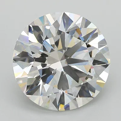 6.08ct F VS2 Rare Carat Ideal Cut Round Lab Grown Diamond