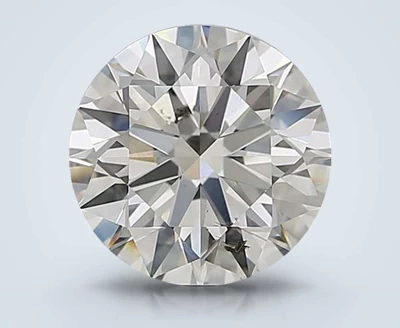 3.11ct J SI2 Rare Carat Ideal Cut Round Diamond