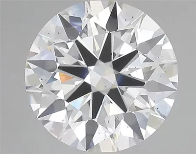 4.09ct F SI1 Rare Carat Ideal Cut Round Lab Grown Diamond