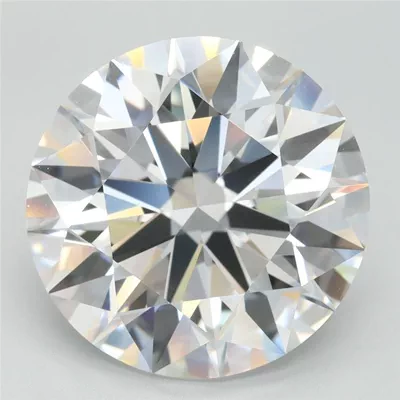 6.07ct D FL Rare Carat Ideal Cut Round Lab Grown Diamond