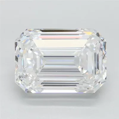 5.00ct G VVS2 Rare Carat Ideal Cut Emerald Lab Grown Diamond