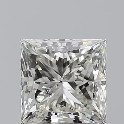 2.02ct H SI2 Rare Carat Ideal Cut Princess Diamond