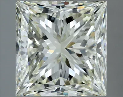 4.01ct K VVS2 Very Good Cut Princess Diamond