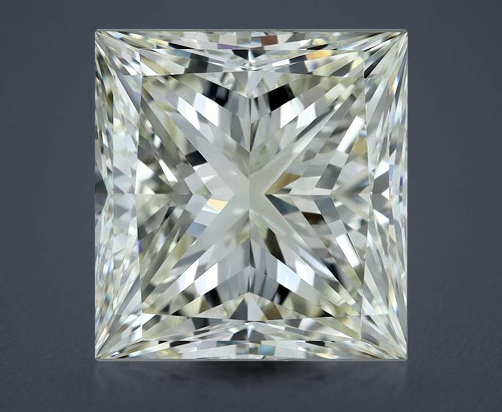 4.01ct K VVS2 Very Good Cut Princess Diamond