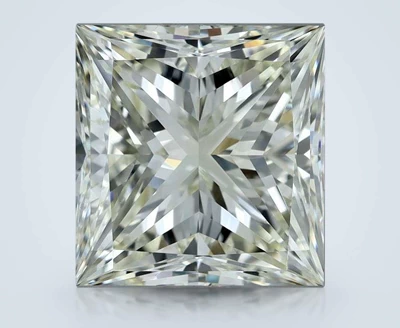 4.01ct K VVS2 Very Good Cut Princess Diamond