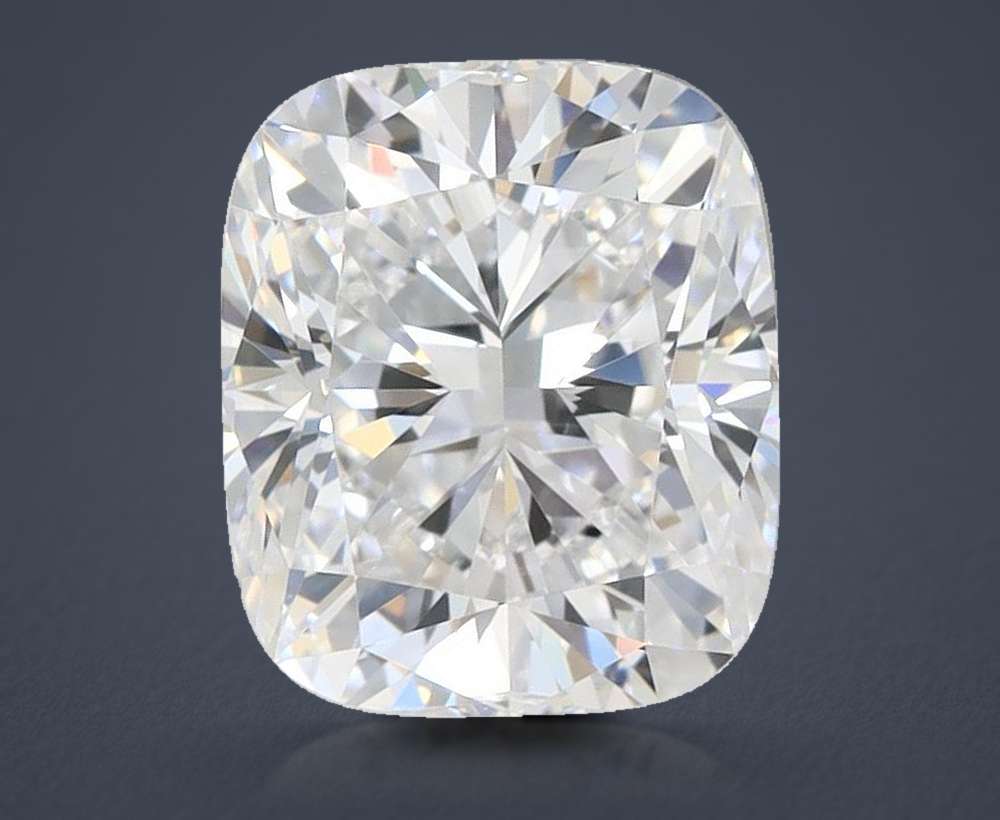 2.08ct D VVS1 Very Good Cut Cushion Lab Grown Diamond