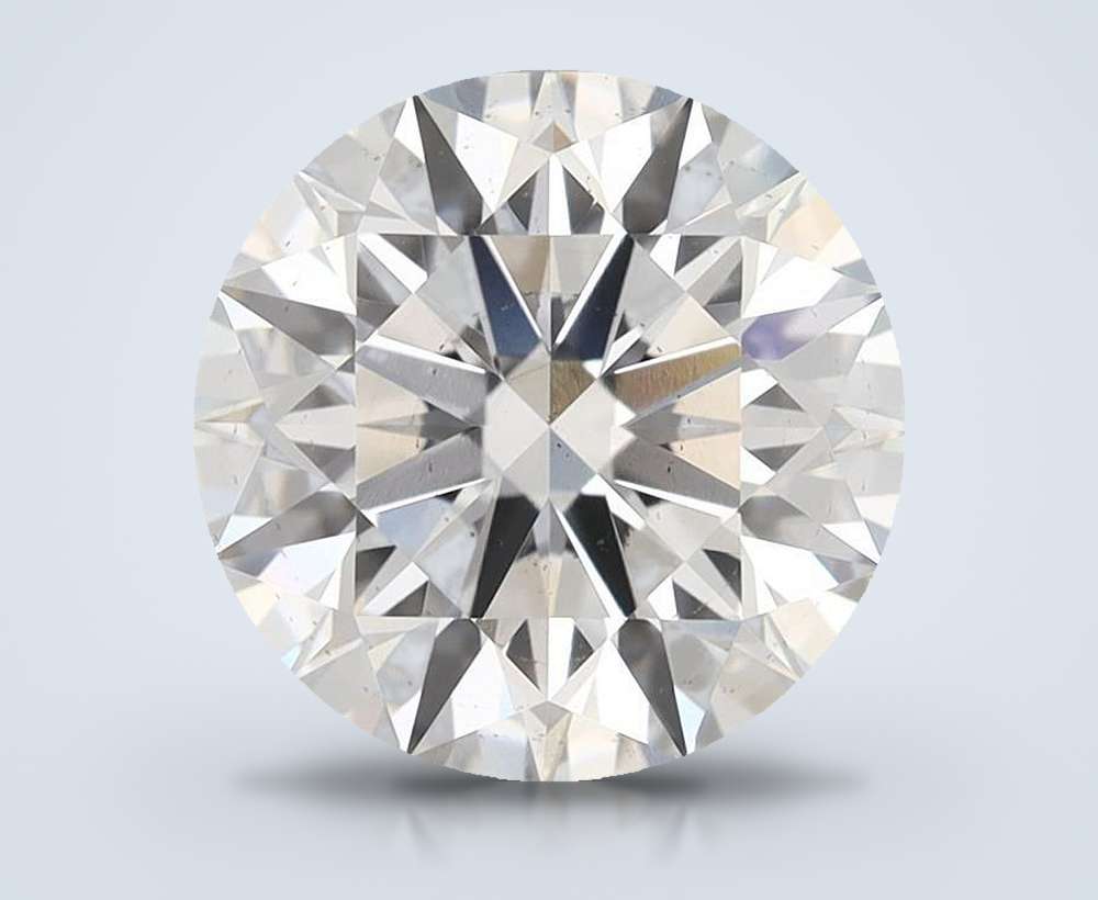 4.06ct E SI1 Rare Carat Ideal Cut Round Lab Grown Diamond