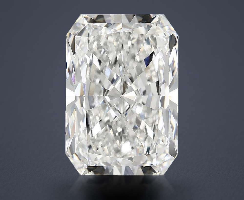 10.59ct F VVS2 Rare Carat Ideal Cut Radiant Lab Grown Diamond
