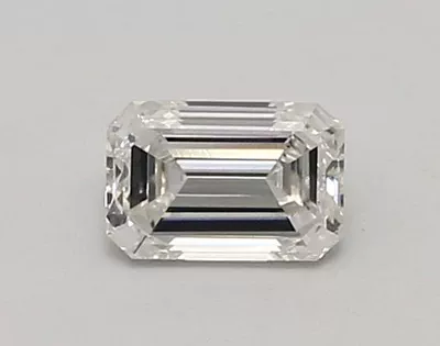 0.66ct E VVS2 Excellent Cut Emerald Lab Grown Diamond