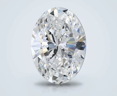 3.00ct F SI2 Rare Carat Ideal Cut Oval Diamond
