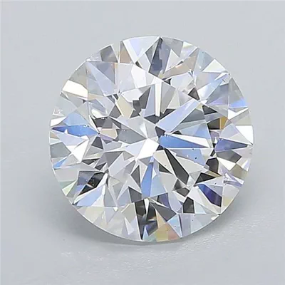 2.01ct D VS2 Rare Carat Ideal Cut Round Lab Grown Diamond