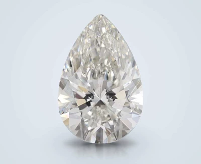 7.01ct H VS2 Rare Carat Ideal Cut Pear Lab Grown Diamond