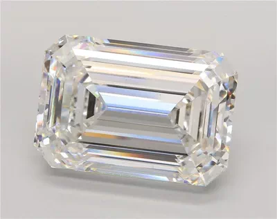 30.46ct F VS1 Rare Carat Ideal Cut Emerald Lab Grown Diamond