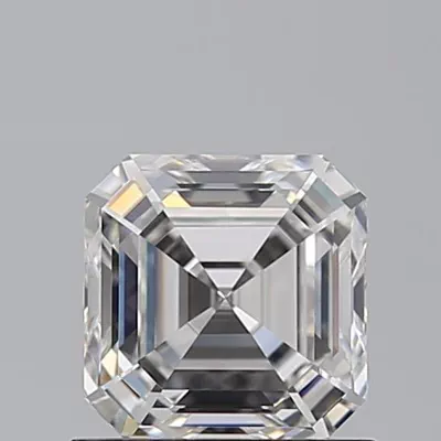 1.04ct G IF Rare Carat Ideal Cut Asscher Diamond
