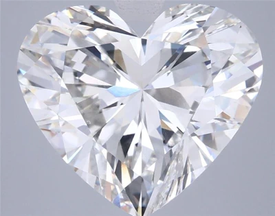 6.00ct H VS1 Rare Carat Ideal Cut Heart Lab Grown Diamond