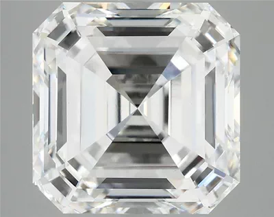 8.21ct F VVS2 Rare Carat Ideal Cut Asscher Lab Grown Diamond