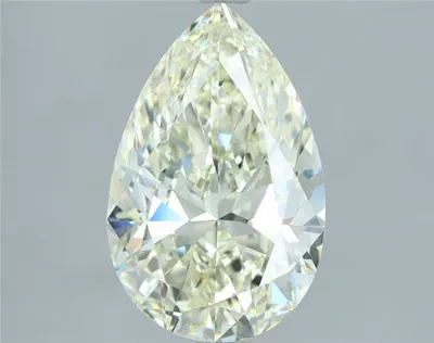 3.07ct K VS1 Rare Carat Ideal Cut Pear Diamond