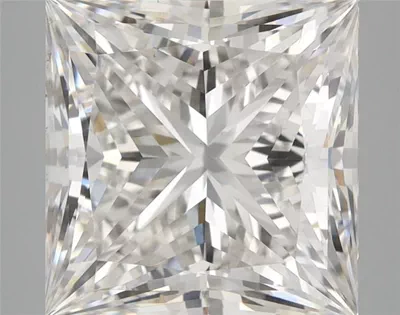 6.01ct G VS2 Rare Carat Ideal Cut Princess Lab Grown Diamond