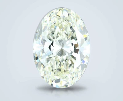 6.11ct K VS1 Rare Carat Ideal Cut Oval Diamond