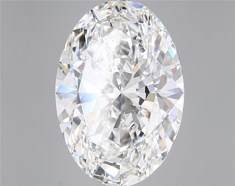 12.07ct F VVS2 Rare Carat Ideal Cut Oval Lab Grown Diamond