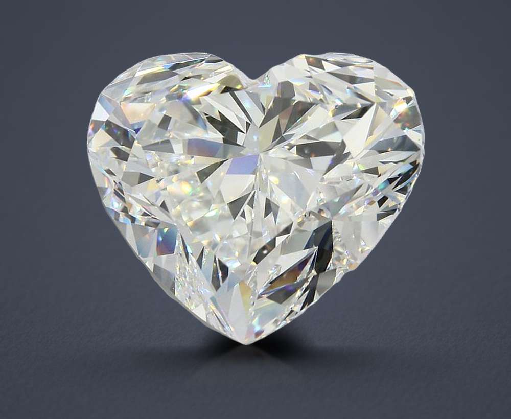 20.11ct H VS2 Rare Carat Ideal Cut Heart Diamond