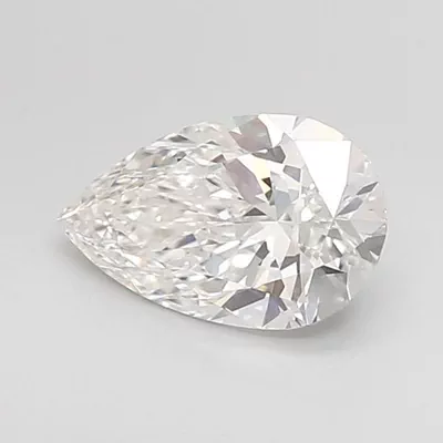 1.50ct F VVS2 Rare Carat Ideal Cut Pear Lab Grown Diamond