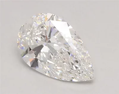 2.50ct E VVS2 Rare Carat Ideal Cut Pear Lab Grown Diamond