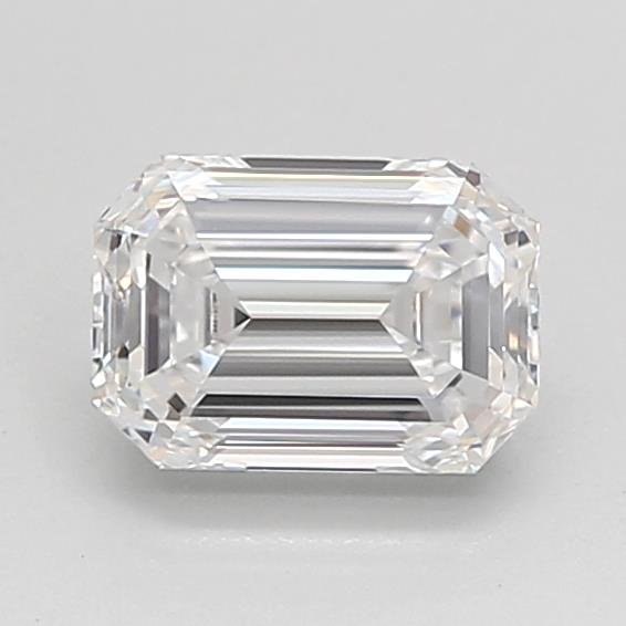 1.00ct D VVS1 Very Good Cut Emerald Lab Grown Diamond