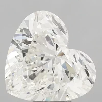 7.01ct G VVS2 Rare Carat Ideal Cut Heart Lab Grown Diamond