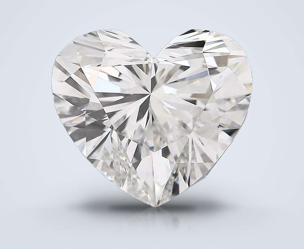 15.33ct F VVS2 Rare Carat Ideal Cut Heart Lab Grown Diamond