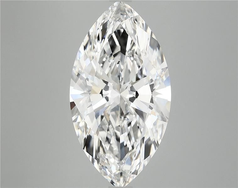 6.05ct F VS1 Rare Carat Ideal Cut Marquise Lab Grown Diamond