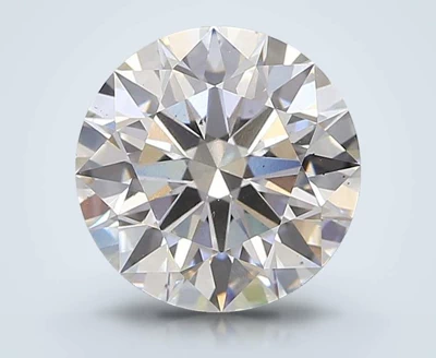 3.81ct F SI1 Rare Carat Ideal Cut Round Lab Grown Diamond