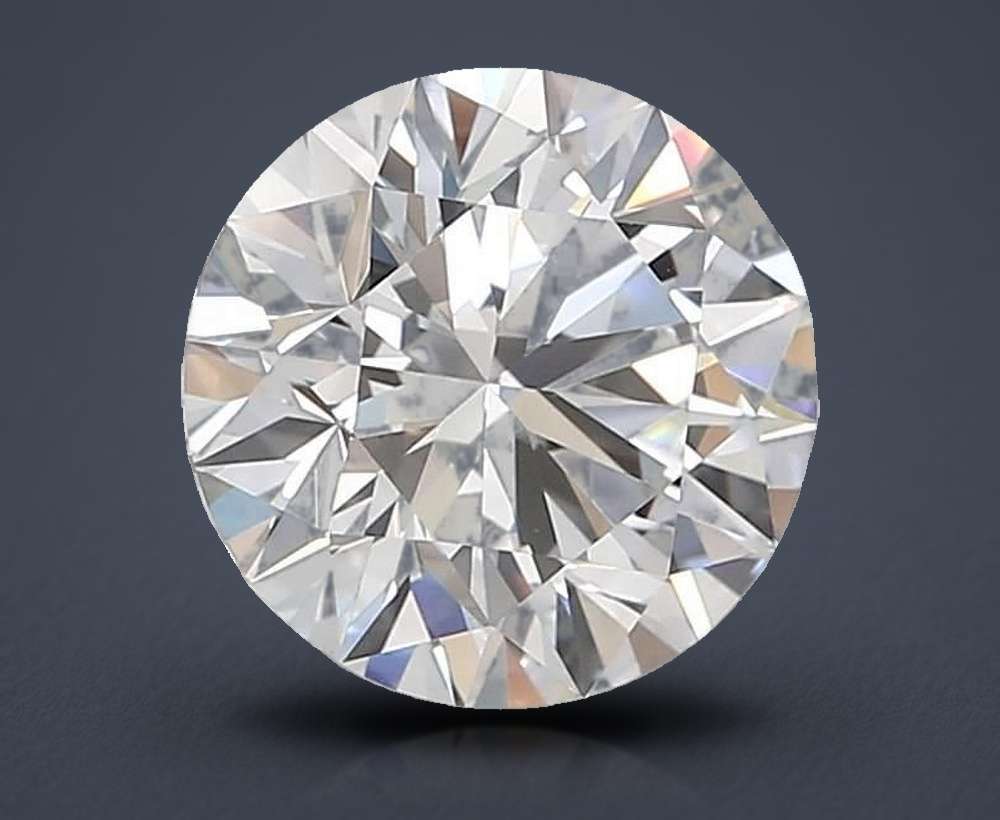 2.70ct D IF Rare Carat Ideal Cut Round Lab Grown Diamond