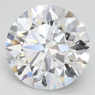3.71ct D IF Rare Carat Ideal Cut Round Lab Grown Diamond