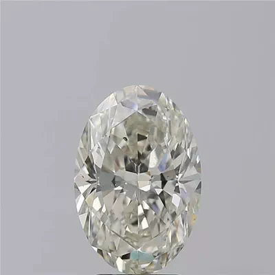 3.51ct J SI1 Rare Carat Ideal Cut Oval Diamond