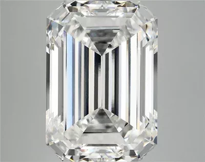 12.80ct F VVS2 Rare Carat Ideal Cut Emerald Lab Grown Diamond